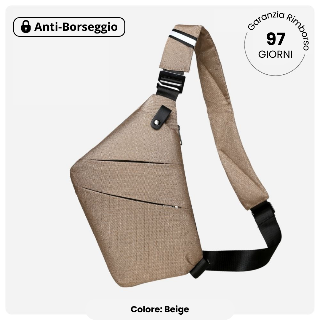 tracolla antiscippo donna